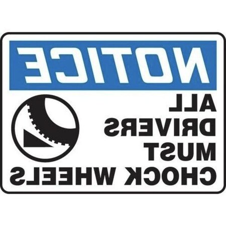 Accuform OSHA NOTICE SAFETY SIGN ALL DRIVERS MTKC821VP MTKC821VP